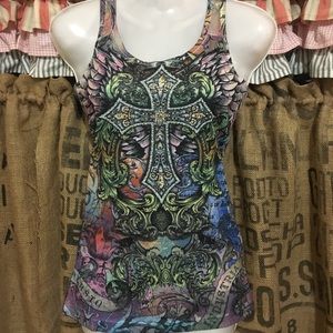 Rocking cross tank top by Body Central!